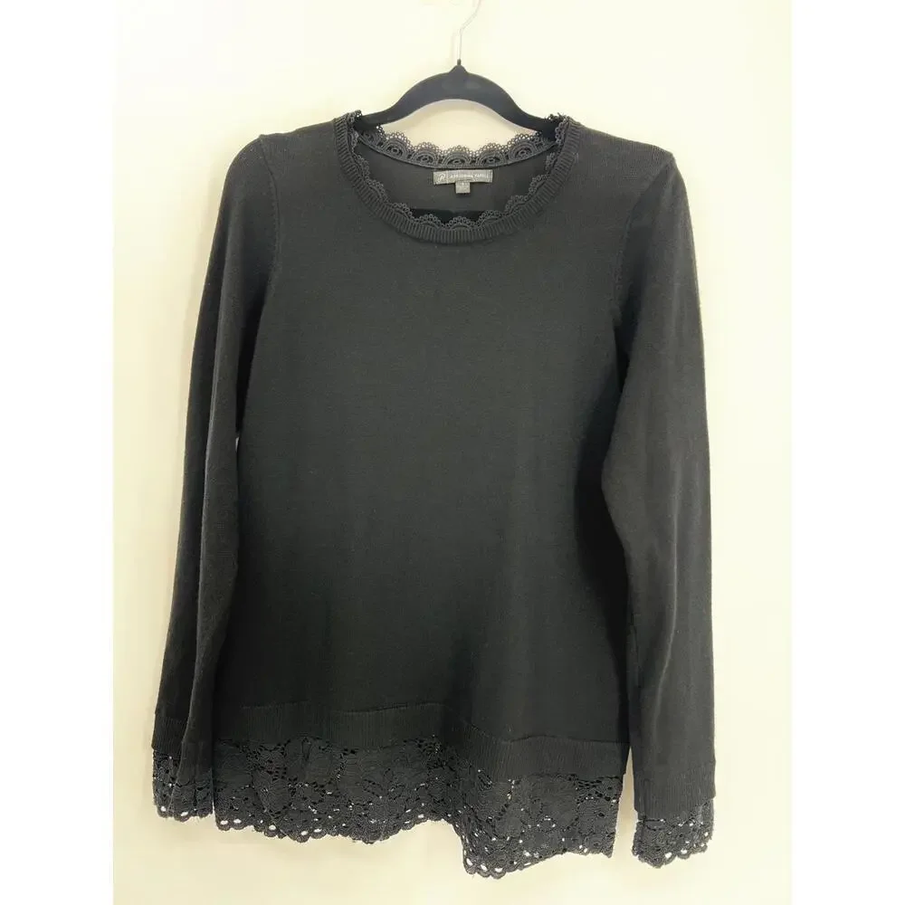 Adrianna Papell black lace